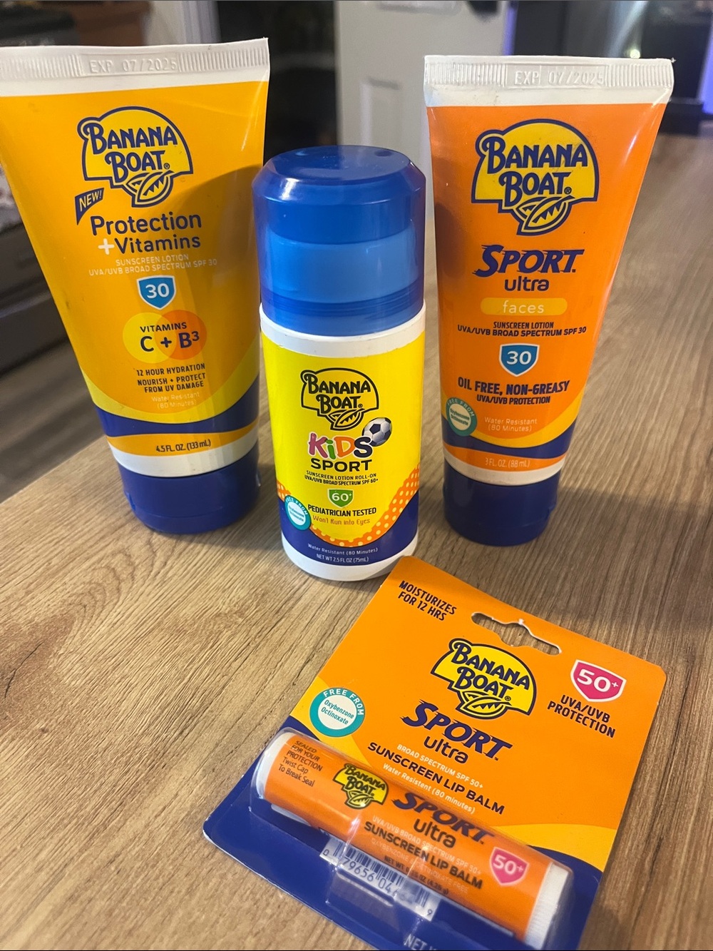 Banana Boat Bundle of Sunscreen & Lip Balm